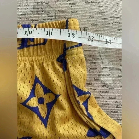 Monogram Mesh Shorts Size Small - Picture 5 of 6